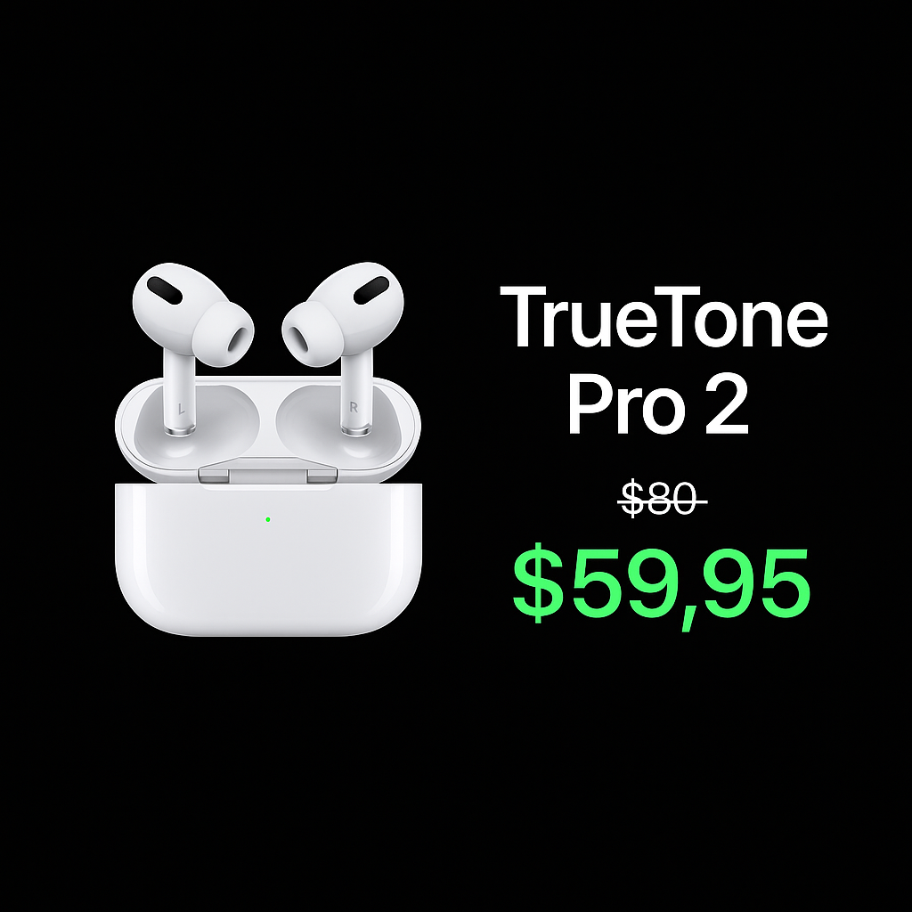 TrueTone Pro 2 – Sonido Premium,Precio Premium🎧